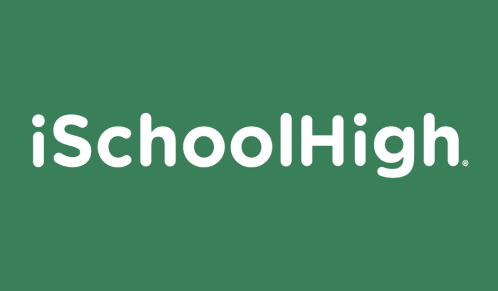 iSchoolHigh logo on a green background