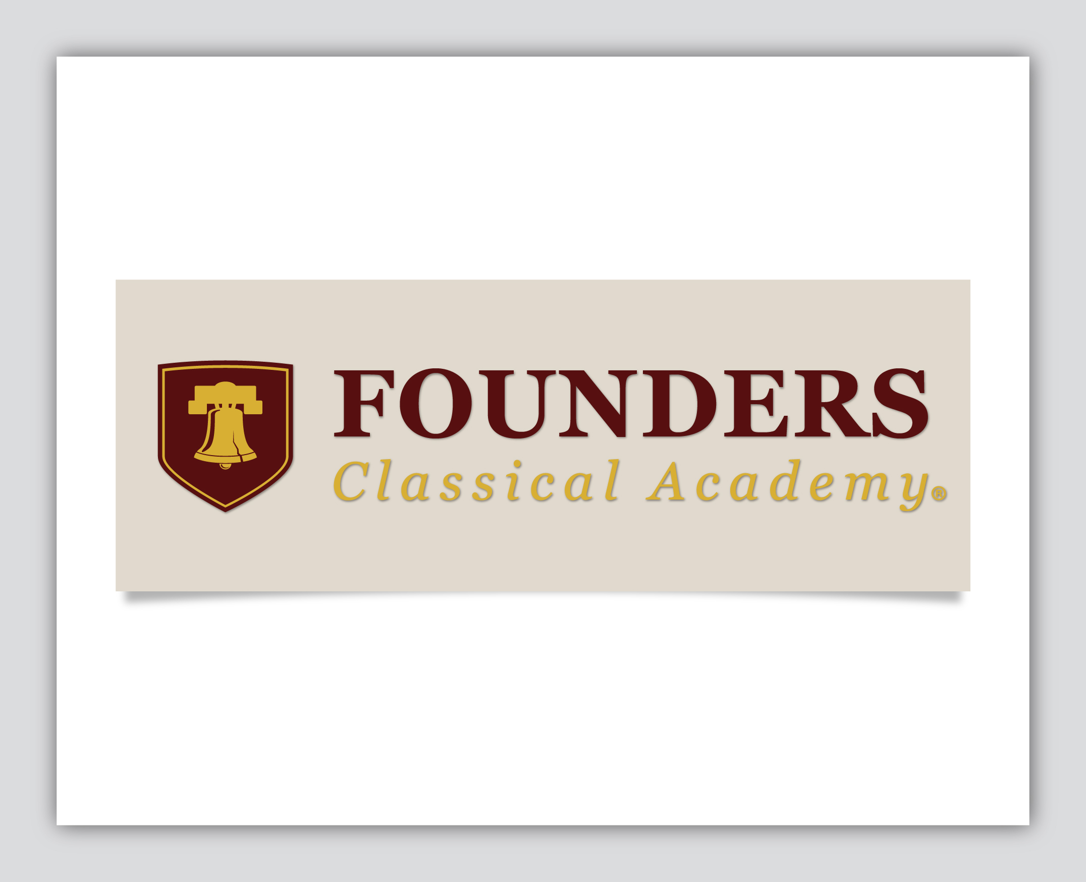 Logo for Founders Classical Academy educational institution
