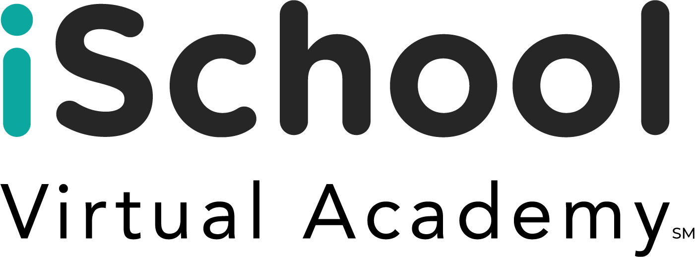 iSchool logo with blue and black text